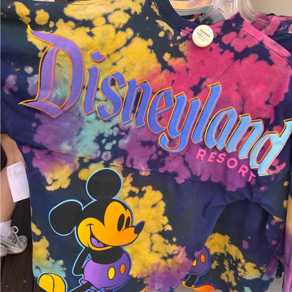 Disneyland 70th Anniversary Spirit Jersey Medium Tie-Dye